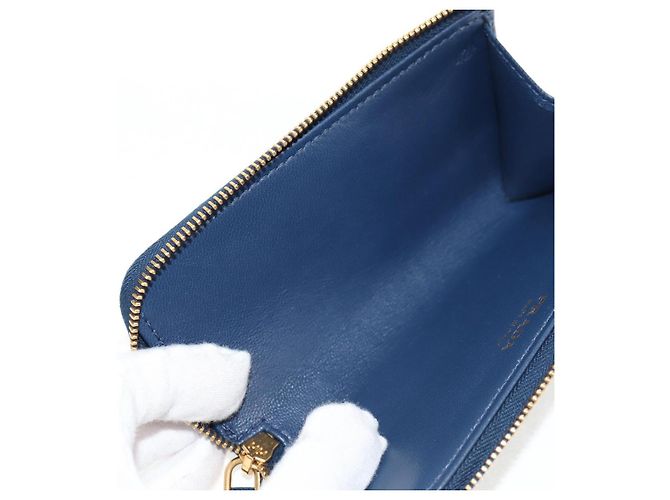 Saffiano PRADA Key Case Safiano leather Navy Auth am9283V Navy blue - view 21