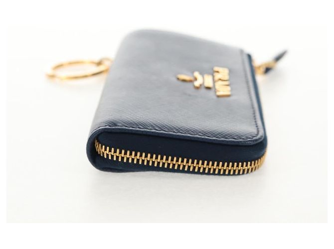 Saffiano PRADA Key Case Safiano leather Navy Auth am9283V Navy blue - view 4