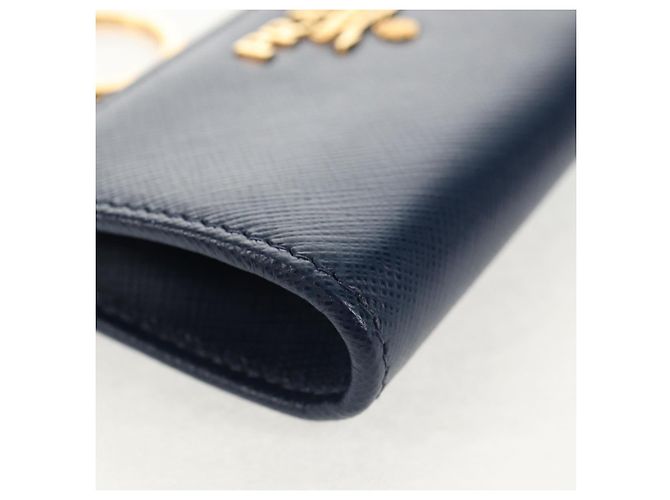 Saffiano PRADA Key Case Safiano leather Navy Auth am9283V Navy blue - view 7