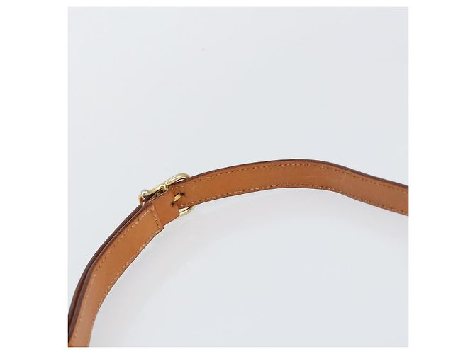 Céline Borsa a Spalla in Tela Macadam CELINE in Pelle PVC Marrone Oro Auth ep11087 D'oro - vista 8