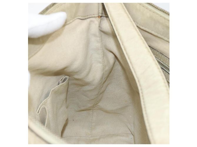 Borsa Pretty Sherry Line in tela GG Gucci beige e oro 257064 Auth 146262 D'oro - Ansicht 22