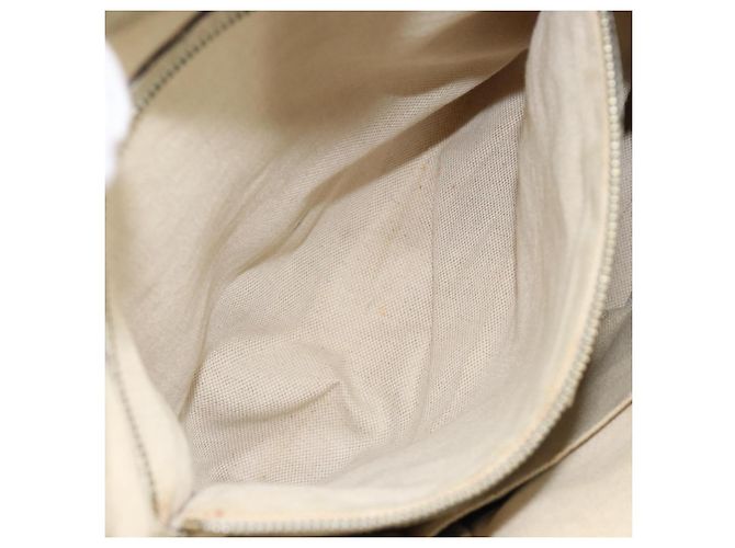 Borsa Pretty Sherry Line in tela GG Gucci beige e oro 257064 Auth 146262 D'oro - Ansicht 23