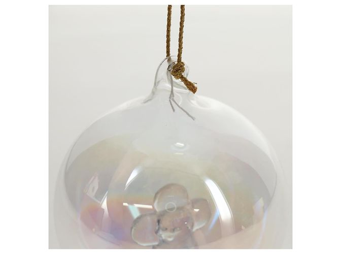 LOUIS VUITTON Vivienne Ornament Glass Snow Globe Glass Clear LV Auth bs30003A - view 3