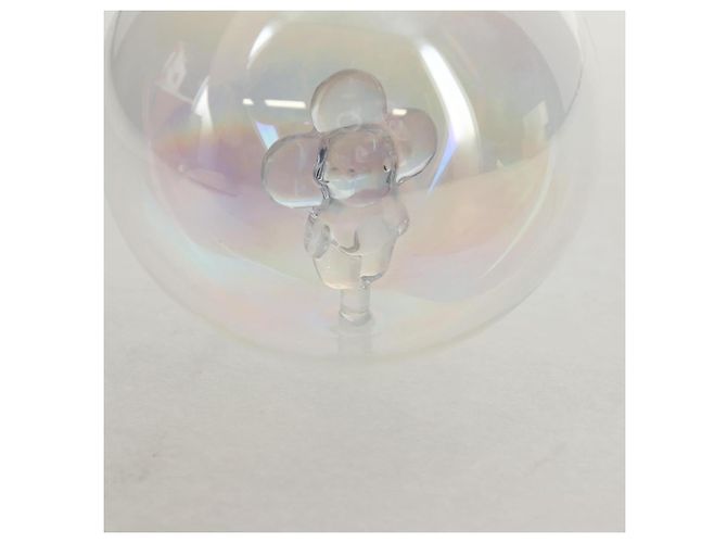 LOUIS VUITTON Vivienne Ornament Glass Snow Globe Glass Clear LV Auth bs30003A - view 4