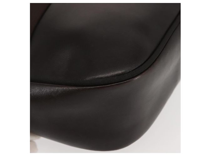 Borsa a Spalla Vala in Pelle Marrone Auth BA6802 di Salvatore Ferragamo - vista 14