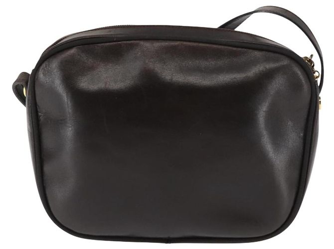 Borsa a Spalla Vala in Pelle Marrone Auth BA6802 di Salvatore Ferragamo - vista 2