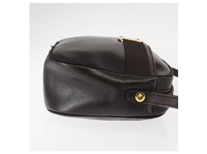 Borsa a Spalla Vala in Pelle Marrone Auth BA6802 di Salvatore Ferragamo - vista 3