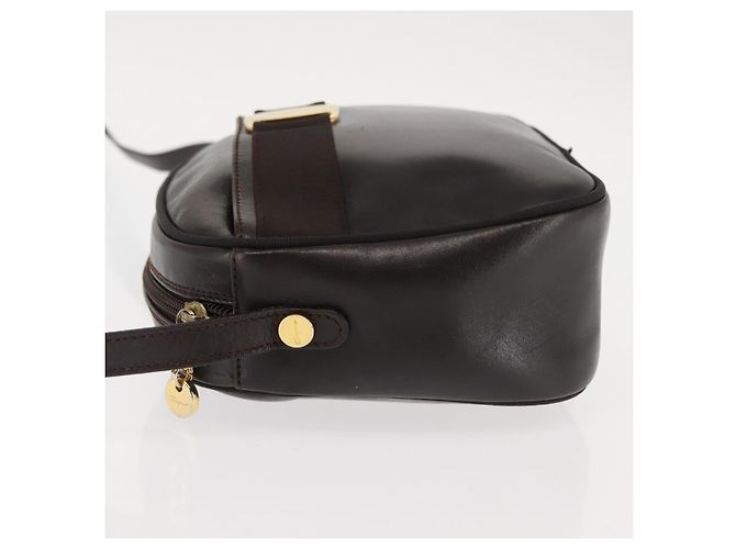 Borsa a Spalla Vala in Pelle Marrone Auth BA6802 di Salvatore Ferragamo - vista 4