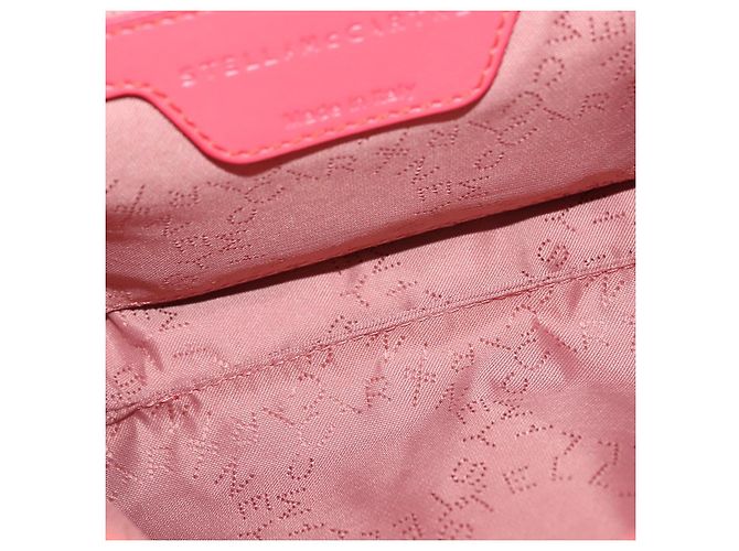 Autre Marque Borsa a spalla Falabella in suede arancione Stella McCartney 364519 Auth 145510 Argento - vista 11