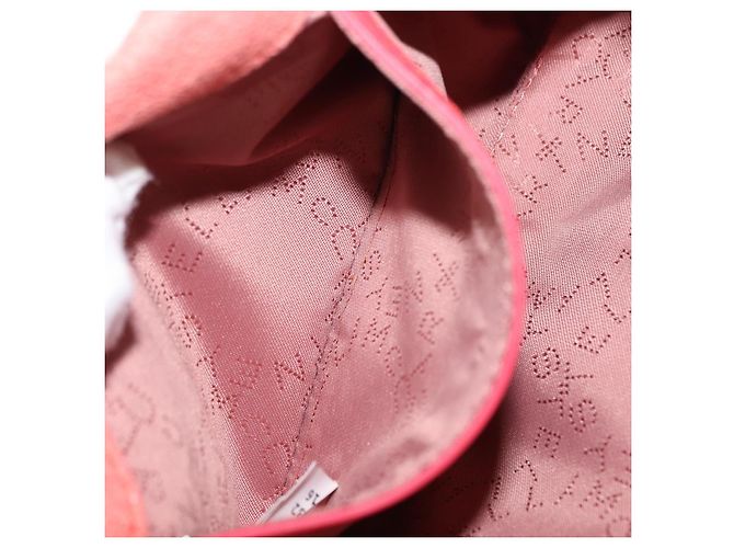 Autre Marque Borsa a spalla Falabella in suede arancione Stella McCartney 364519 Auth 145510 Argento - vista 20