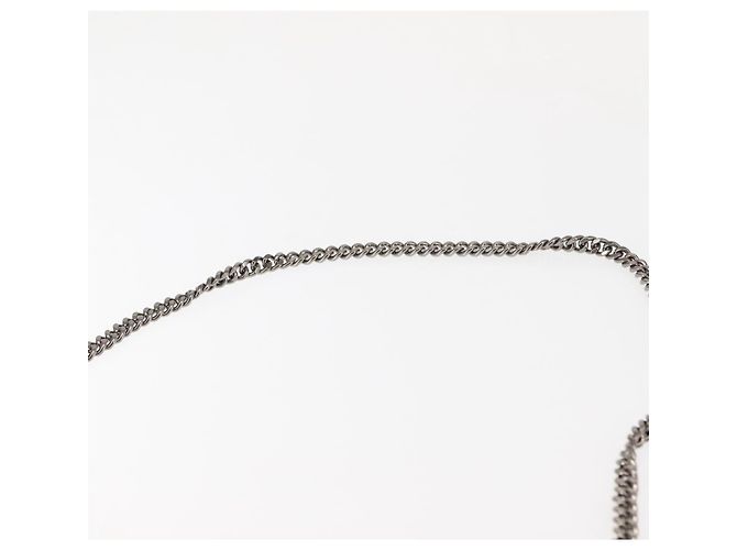 Autre Marque Borsa a spalla Falabella in suede arancione Stella McCartney 364519 Auth 145510 Argento - vista 8