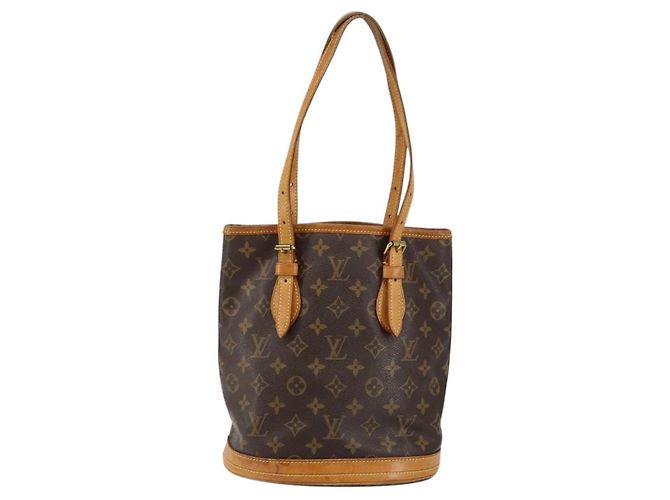 LOUIS VUITTON Borsa a Spalla Monogram Bucket PM M42238 LV Auth am9204 Monogramma - vista 13
