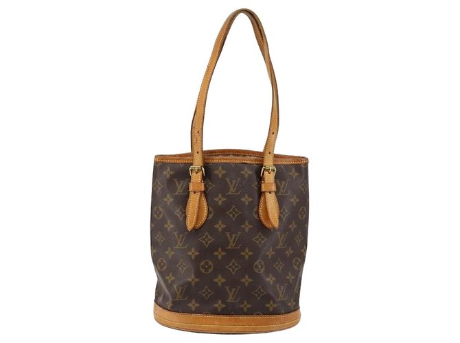 LOUIS VUITTON Borsa a Spalla Monogram Bucket PM M42238 LV Auth am9204 Monogramma - vista 2