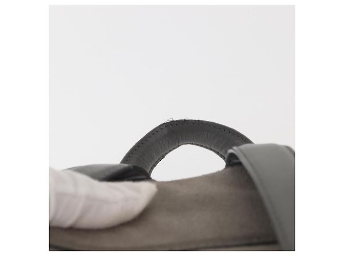 Autre Marque Zaino Falabella Chain Stella McCartney in suede grigio argento 410905 Auth am9135 Marrone - vista 8