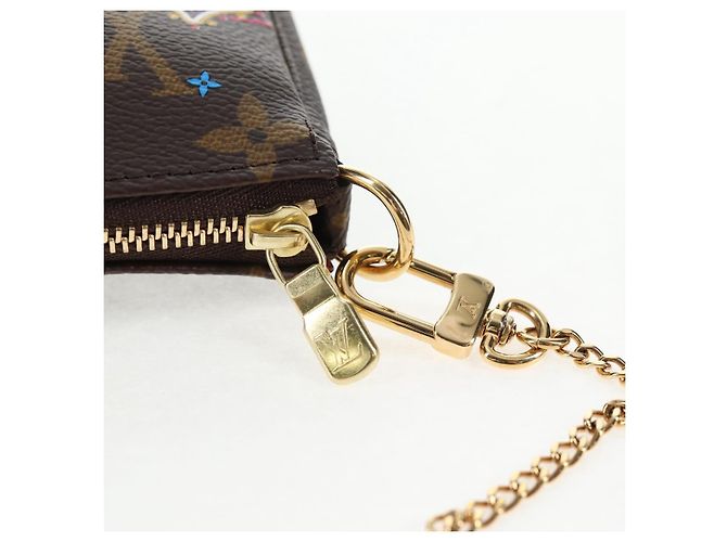 LOUIS VUITTON Monogram Vivienne Mini Pochette Accessori M69752 LV Auth 137149M Monogramma - vista 9