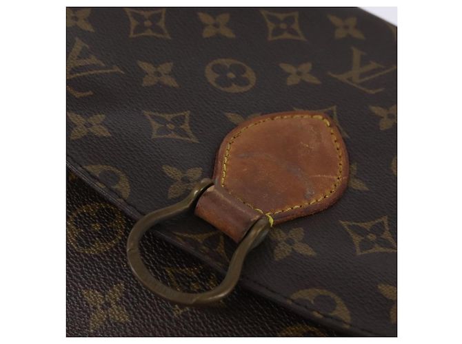 LOUIS VUITTON Monogram Saint Cloud GM Schultertasche M51242 LV Auth 145394 Monogramm - Ansicht 18
