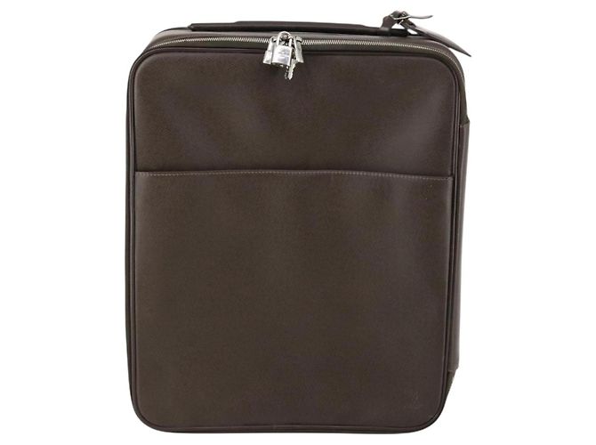 LOUIS VUITTON Valigia Taiga Pegas 45 Grizzly M23314 LV Auth ki6093 Marrone - vista 13