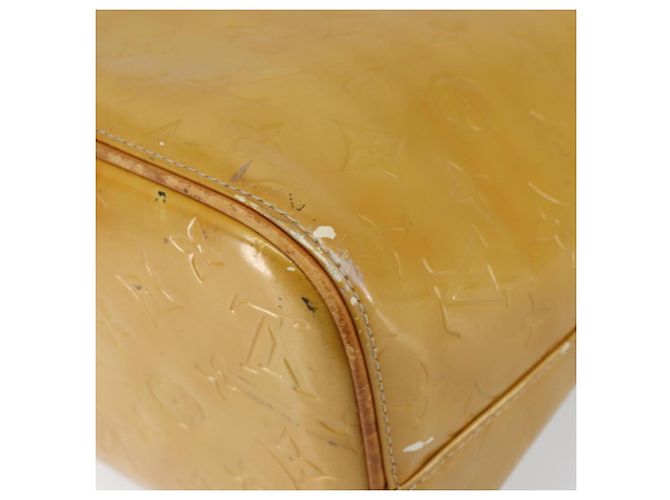 LOUIS VUITTON Borsa a Mano Monogram Vernis Houston Beige M91004 LV Auth BA6986 - vista 16
