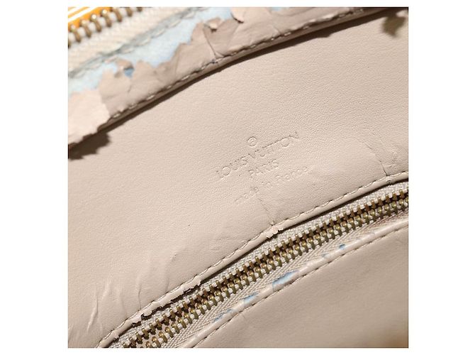 LOUIS VUITTON Borsa a Mano Monogram Vernis Houston Beige M91004 LV Auth BA6986 - vista 20