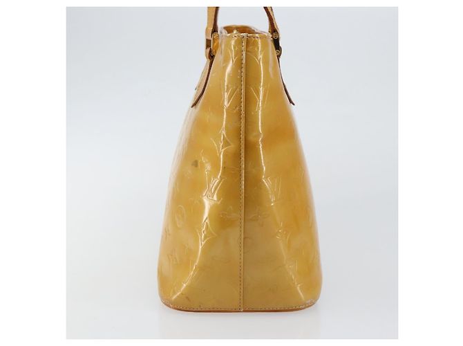 LOUIS VUITTON Borsa a Mano Monogram Vernis Houston Beige M91004 LV Auth BA6986 - vista 4