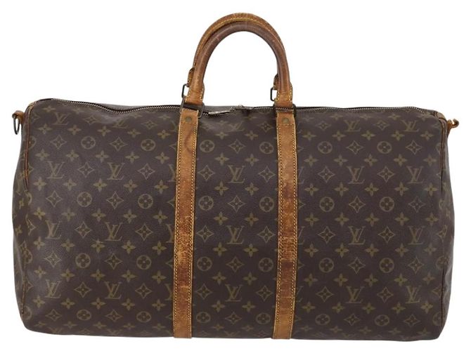 LOUIS VUITTON Bolsa Boston Monogram Keepall Bandoulière 55 M41414 LV Auth 145145 Monograma - view 13