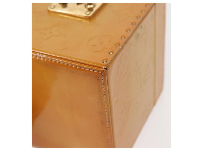 LOUIS VUITTON Pochette Cosmetica Monogram Vernis Bleecker Beige M91002 Auth SW1727 - vista 15