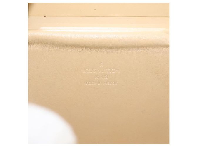 LOUIS VUITTON Pochette Cosmetica Monogram Vernis Bleecker Beige M91002 Auth SW1727 - vista 19