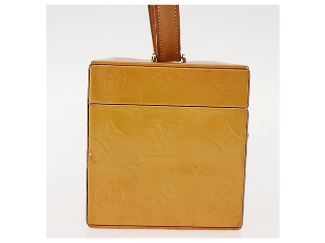 LOUIS VUITTON Pochette Cosmetica Monogram Vernis Bleecker Beige M91002 Auth SW1727 - vista 5