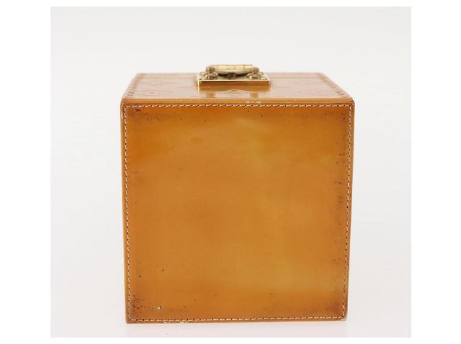 LOUIS VUITTON Pochette Cosmetica Monogram Vernis Bleecker Beige M91002 Auth SW1727 - vista 6