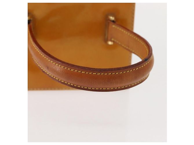 LOUIS VUITTON Pochette Cosmetica Monogram Vernis Bleecker Beige M91002 Auth SW1727 - vista 8