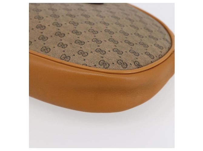 Gucci Borsa a Spalla Micro GG Supreme PVC Beige Oro 007 89 1113 Auth BA7112 D'oro - vista 14
