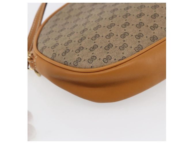 Gucci Borsa a Spalla Micro GG Supreme PVC Beige Oro 007 89 1113 Auth BA7112 D'oro - vista 15