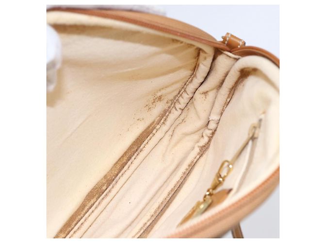 Gucci Borsa a Spalla Micro GG Supreme PVC Beige Oro 007 89 1113 Auth BA7112 D'oro - vista 19