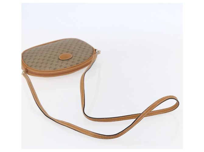 Gucci Borsa a Spalla Micro GG Supreme PVC Beige Oro 007 89 1113 Auth BA7112 D'oro - vista 7