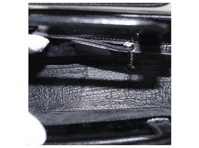 Borsa a mano GUCCI in vinile nero trasparente Auth ep11074 - vista 10