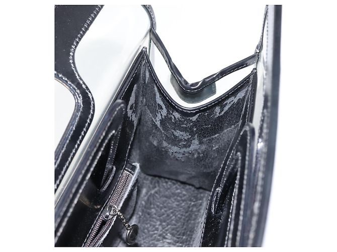 Borsa a mano GUCCI in vinile nero trasparente Auth ep11074 - vista 16