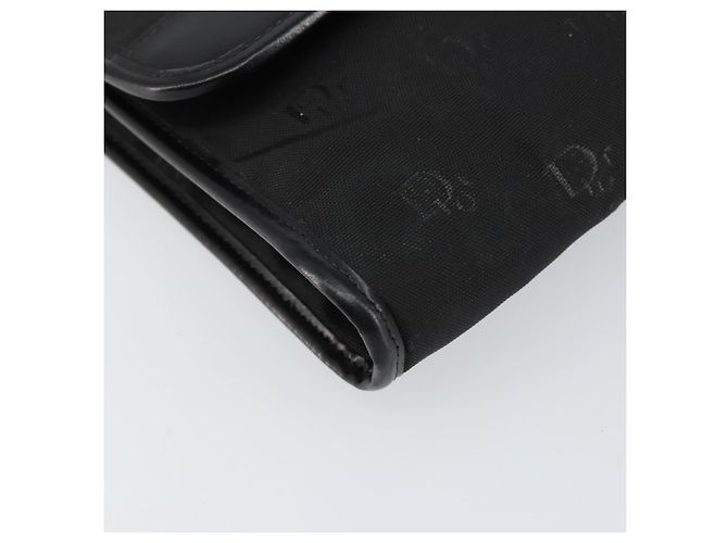 Borsa a spalla con catena Christian Dior in nylon nero e oro Auth yk19698 D'oro - vista 15