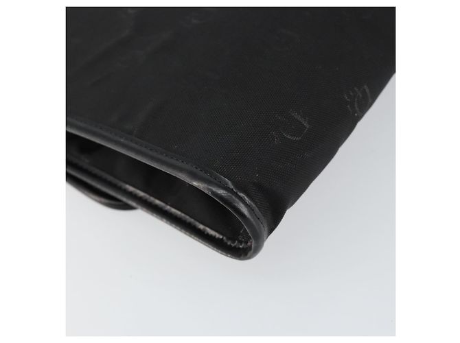 Borsa a spalla con catena Christian Dior in nylon nero e oro Auth yk19698 D'oro - vista 17