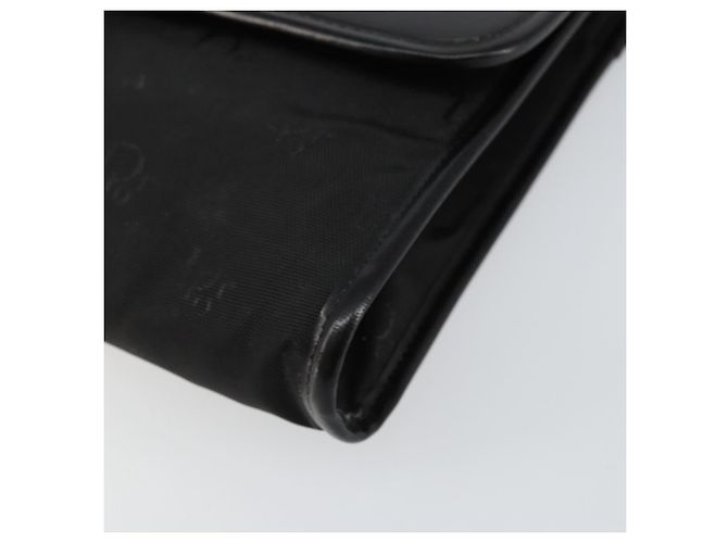 Borsa a spalla con catena Christian Dior in nylon nero e oro Auth yk19698 D'oro - vista 8