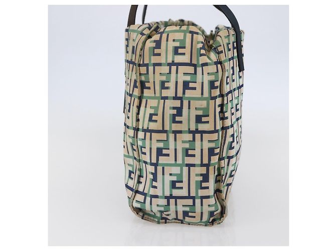 FENDI Zucca Canvas Tote Bag Navy Auth 147615 Marineblau - Ansicht 4