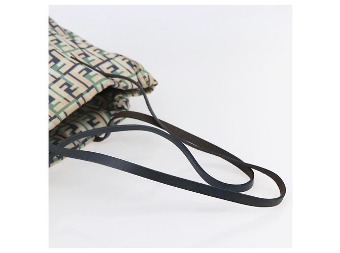 FENDI Zucca Canvas Tote Bag Navy Auth 147615 Marineblau - Ansicht 7