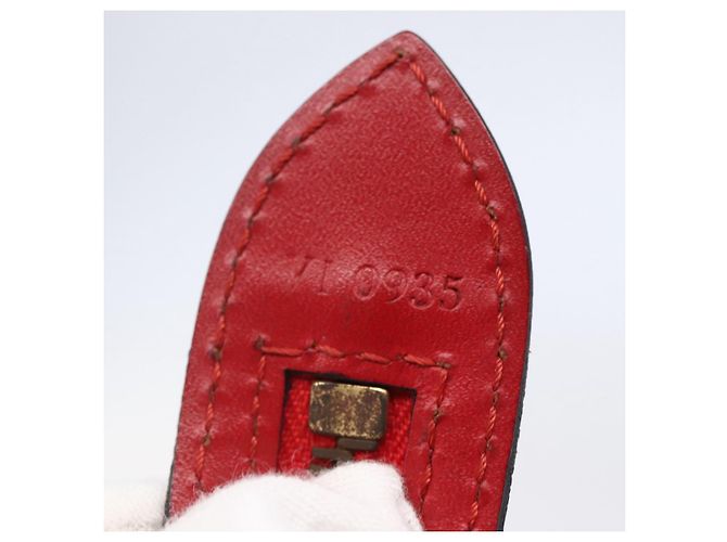 LOUIS VUITTON Borsa a Spalla Epi Saint Jacques Rossa M52277 LV Auth 147252 Rosso - vista 12