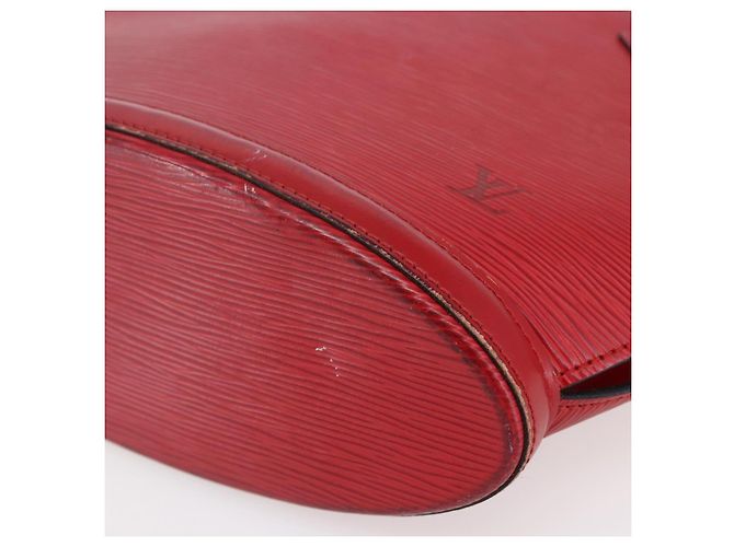 LOUIS VUITTON Borsa a Spalla Epi Saint Jacques Rossa M52277 LV Auth 147252 Rosso - vista 14