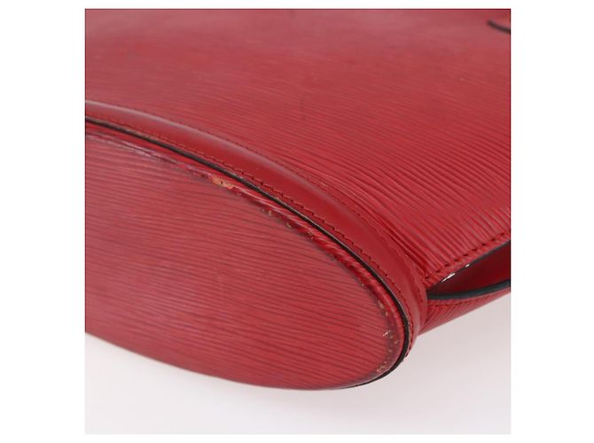 LOUIS VUITTON Borsa a Spalla Epi Saint Jacques Rossa M52277 LV Auth 147252 Rosso - vista 16