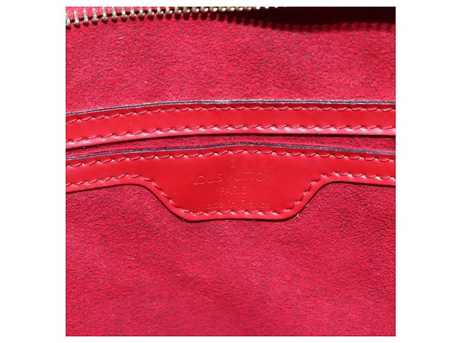 LOUIS VUITTON Borsa a Spalla Epi Saint Jacques Rossa M52277 LV Auth 147252 Rosso - vista 18