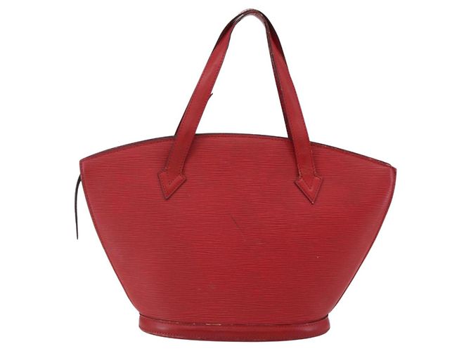 LOUIS VUITTON Borsa a Spalla Epi Saint Jacques Rossa M52277 LV Auth 147252 Rosso - vista 2