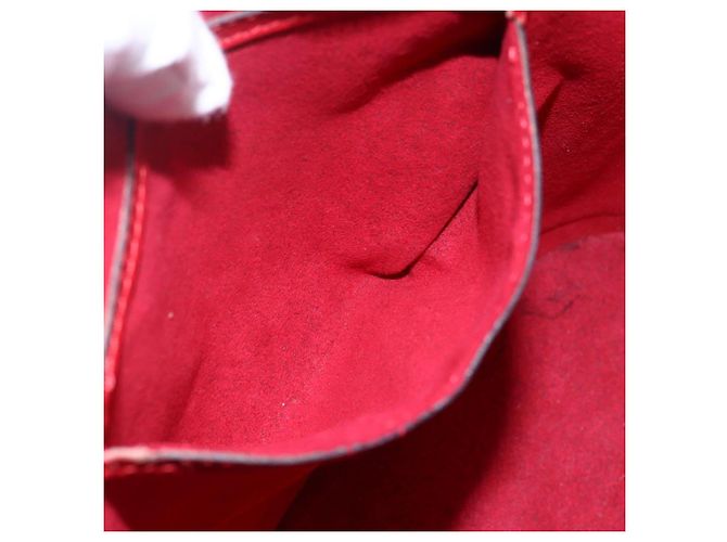 LOUIS VUITTON Borsa a Spalla Epi Saint Jacques Rossa M52277 LV Auth 147252 Rosso - vista 21