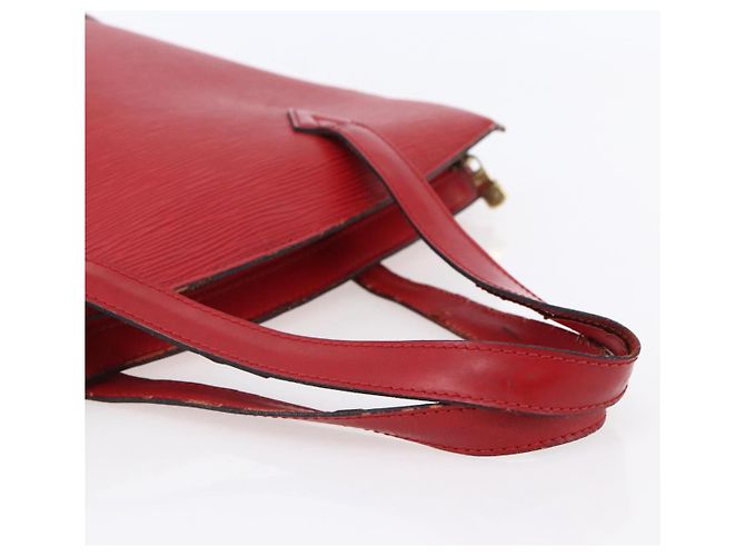 LOUIS VUITTON Borsa a Spalla Epi Saint Jacques Rossa M52277 LV Auth 147252 Rosso - vista 7