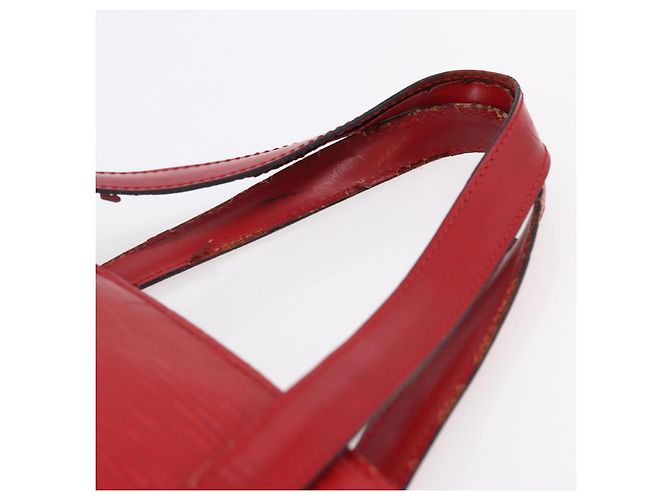 LOUIS VUITTON Borsa a Spalla Epi Saint Jacques Rossa M52277 LV Auth 147252 Rosso - vista 8