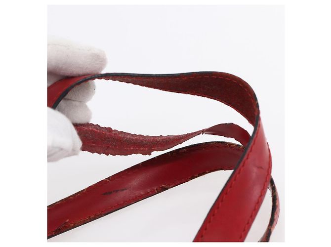 LOUIS VUITTON Borsa a Spalla Epi Saint Jacques Rossa M52277 LV Auth 147252 Rosso - vista 9